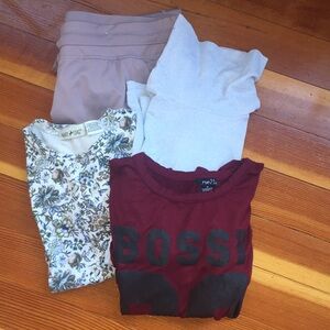 Bargain bundle M pant, S t shirt, M night shrt, M turtle neck all good-VG cond